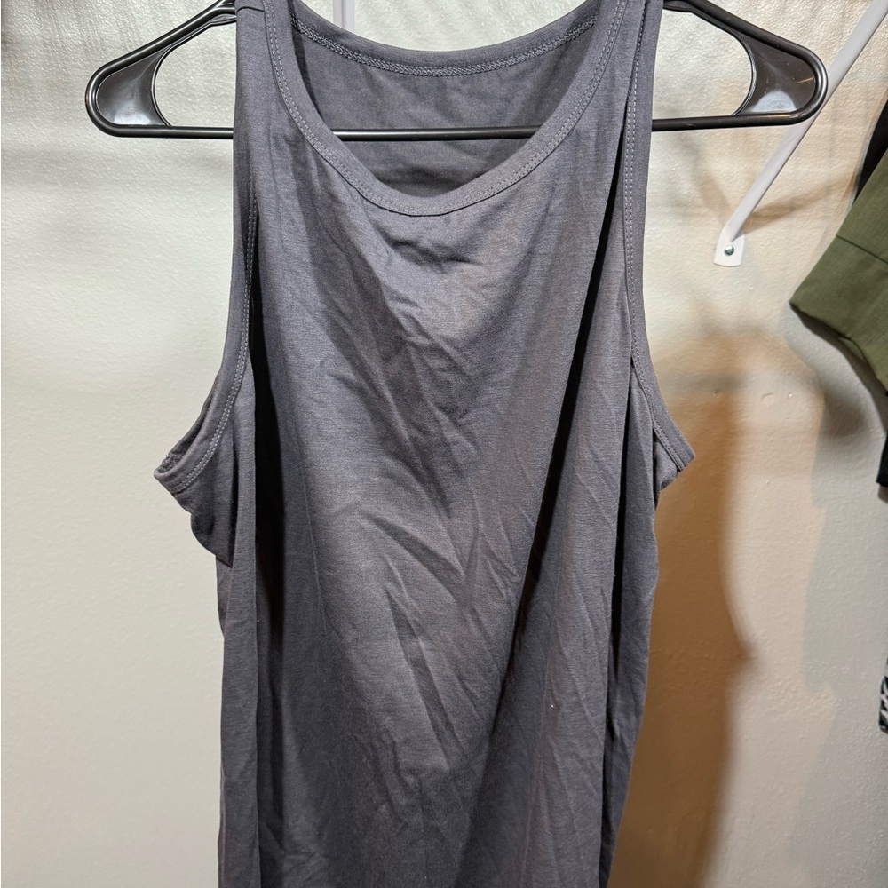 Charcoal Sleeveless Women's Tank Top